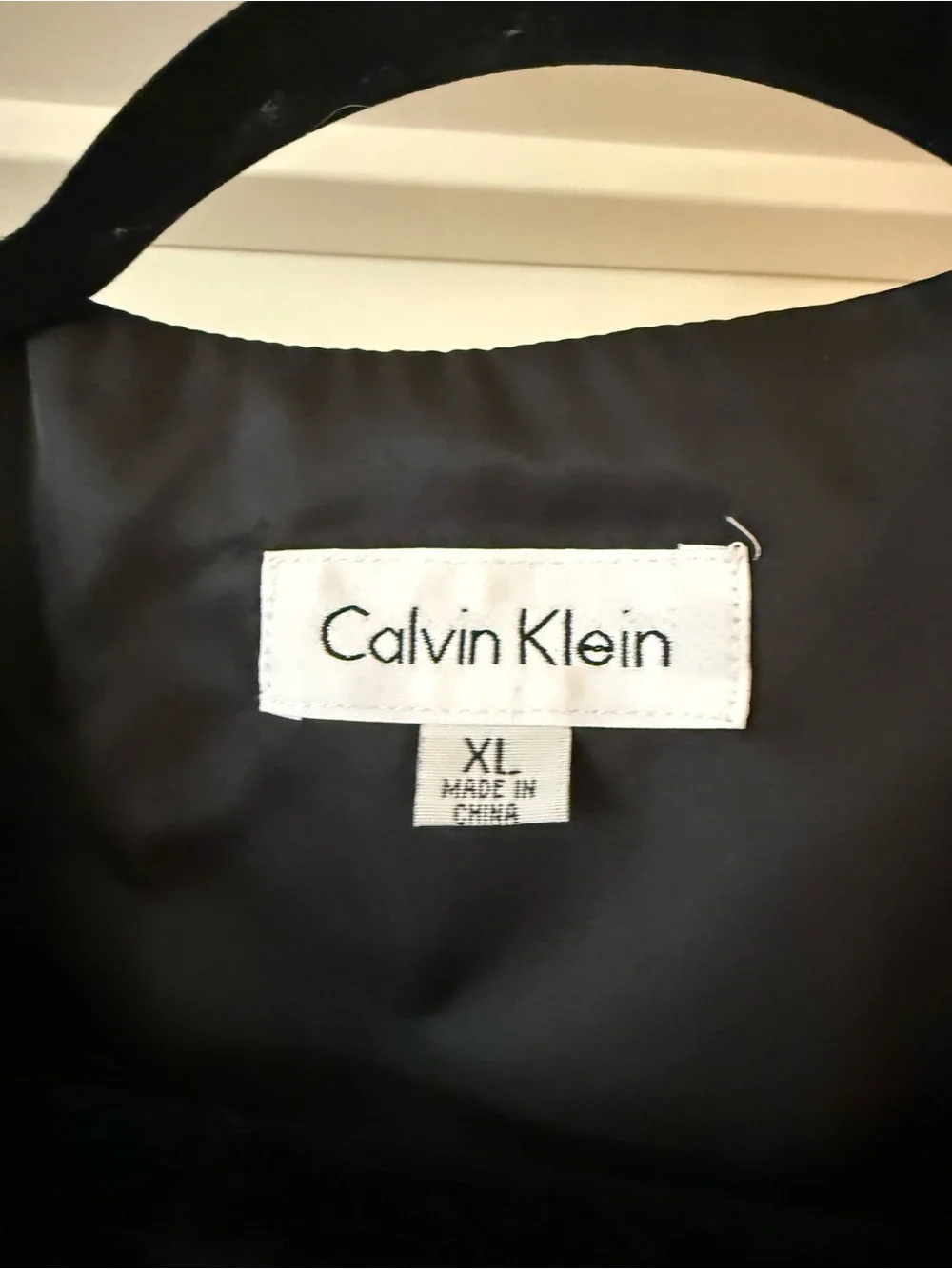 Calvin Klein Black Men's Satin-Trim Dress Vest
